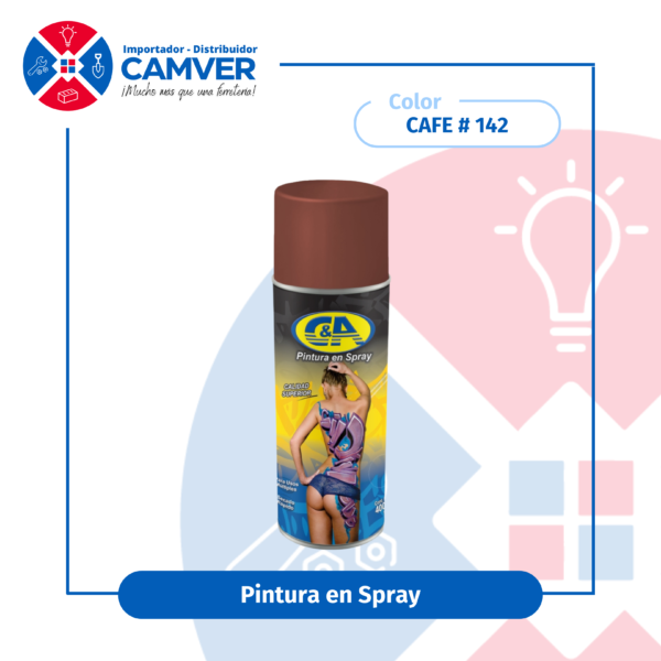 Pintura en Spray 400 ml C&A – Café