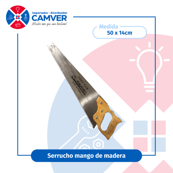 Serrucho mango de madera 450mm