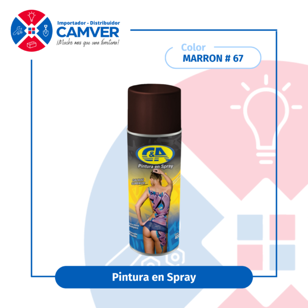 Pintura en Spray 400 ml C&A – Marrón