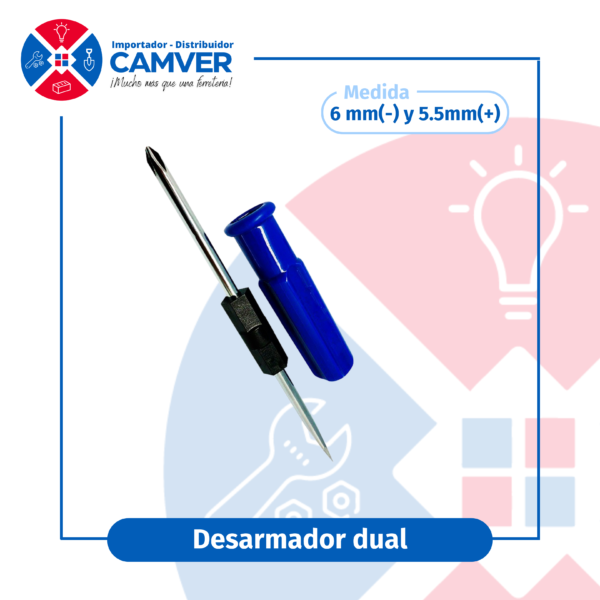 Destornillador 2 en 1 PVC