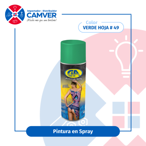 Pintura en Spray 400 ml C&A – Verde Hoja