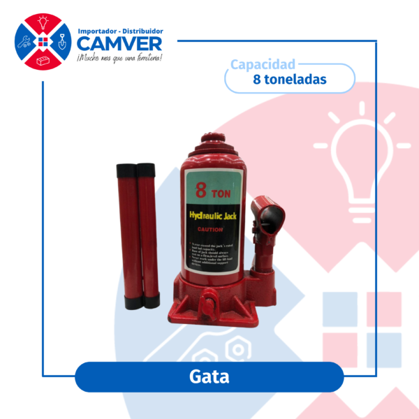 Gata botella 8 toneladas