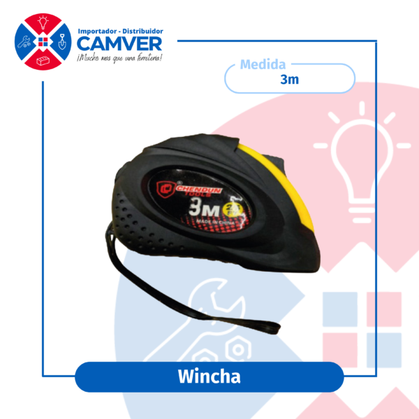 Wincha contra impacto 3m x 16mm