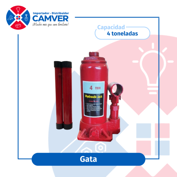 Gata botella 4 toneladas