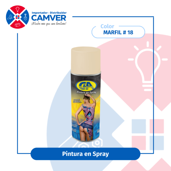 Pintura en Spray 400 ml C&A – Marfil