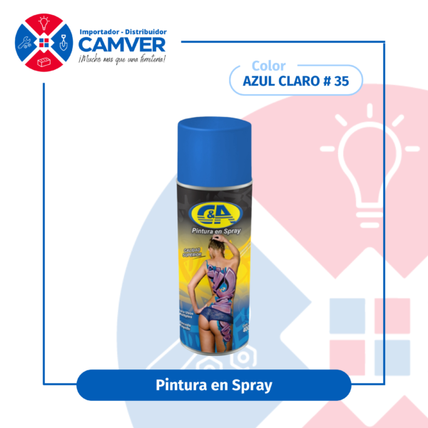 Pintura en Spray 400 ml C&A – Azul Claro