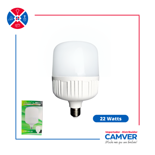 Foco Led 22w Luz Blanca – Phelix 38