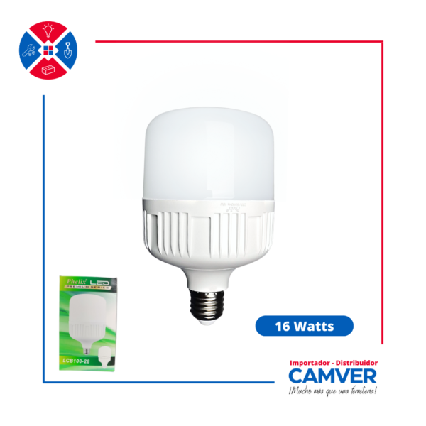 Foco Led 16w Luz Blanca – Phelix 28