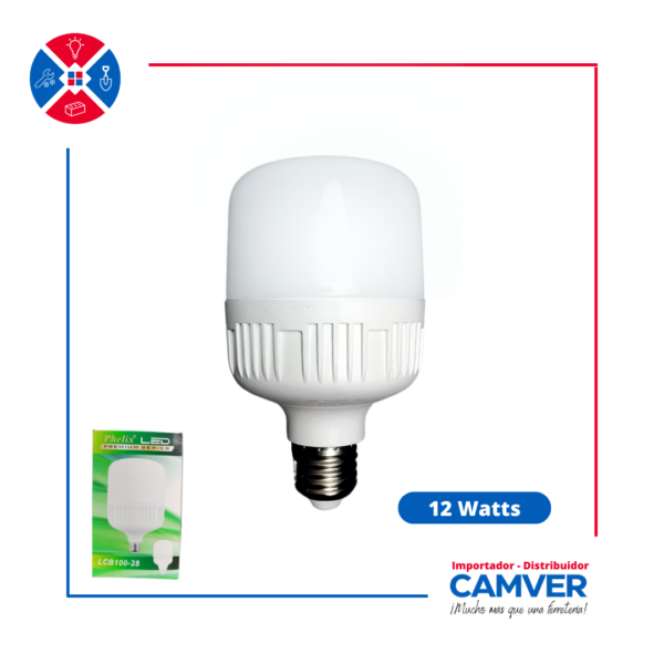 Foco Led 12w Luz Blanca – Phelix 18