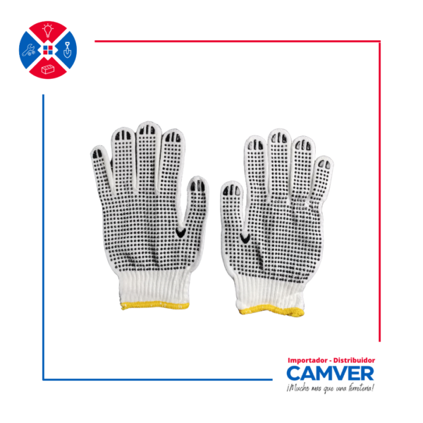 Guantes de Hilo con Puntos de PVC