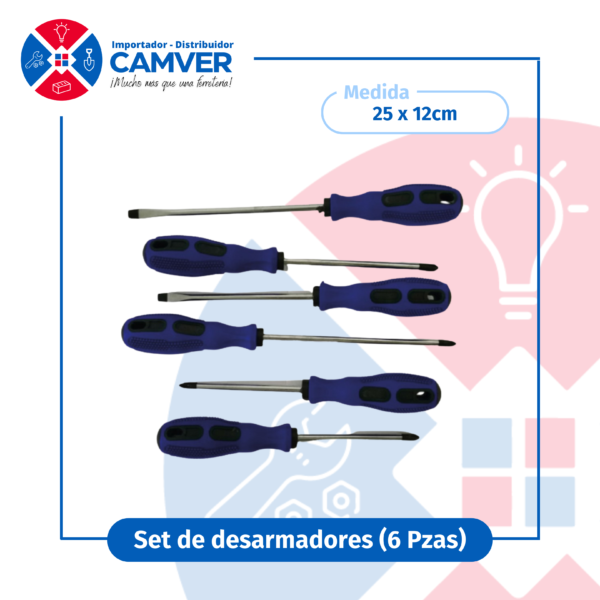 Set de Desarmadores 6 piezas