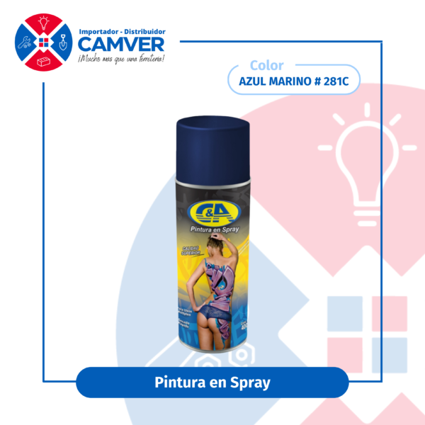 Pintura en Spray 400 ml C&A – Azul Marino